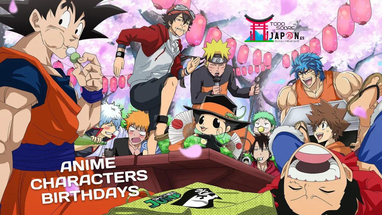 anime characters birthdays