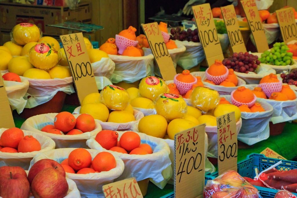 japanese fruit market