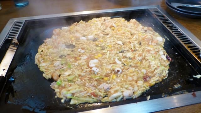 okonomiyaki estilo monjayaki